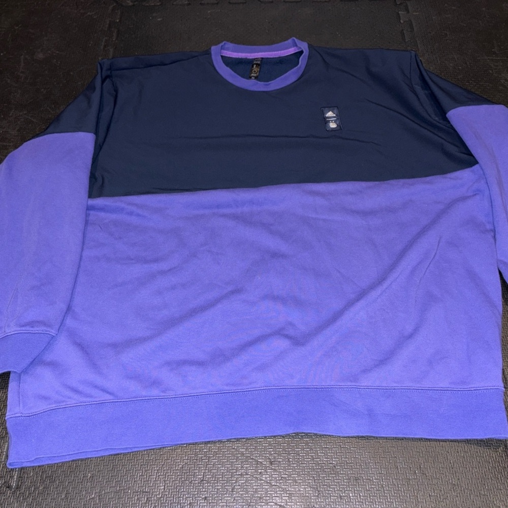 Adidas Sweatshirt Men's 2XL Pullover Argentina Football AFA Team DNA Navy Purple